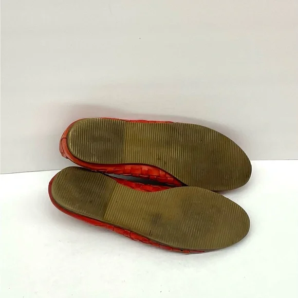 Huarache red leather sandals Sz 10 - Picture 5 of 5